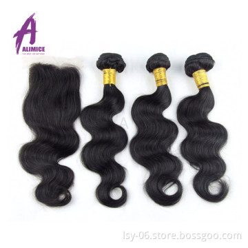 Full and Intact Cuticle non remy Hair bundle For women, 8A Grade Mixed length Aliexpress hair in China